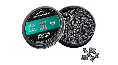 купите Свинцовые пульки для пневматики SnowPeak Round калибр 5.5 мм в Москве
