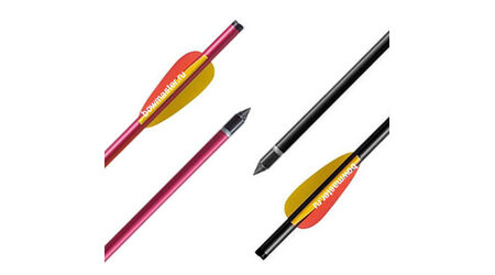 купите Алюминиевая стрела для арбалета (болт) Man-kung 16 дюймов, упаковка 10 шт. в Москве