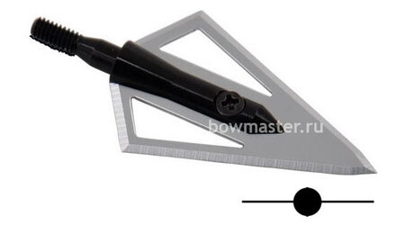 купите Наконечник охотничий TP225-100 фиксированный, 100 гран, 2 лезвия (3 шт.) в Москве