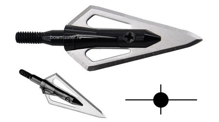 купите Наконечник охотничий TP231 Magnus фиксированный, 100 гран, 2+2 лезвия (3 шт.) в Москве