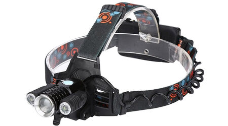 купите Светодиодный налобный фонарь UltraFire W-603 (Cree XML T6 + 2 Q5) 3500 люмен в Москве